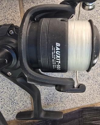 Canna e mulinello per surfcasting. 