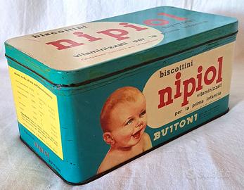 Scatola  BUITONI  - NIPIOL- ANNI ' 60 -  farmacie