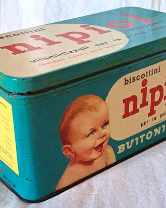Scatola  BUITONI  - NIPIOL- ANNI ' 60 -  farmacie