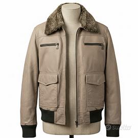 Bomber Aviator: Combipel in vera pelle e agnello