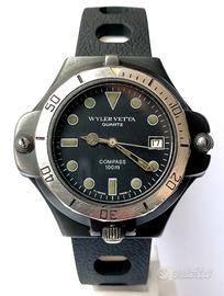 Orologio wyler vetta compass acciaio pvd military