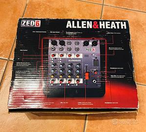 Mixer allen heath per strumenti musicali live dj