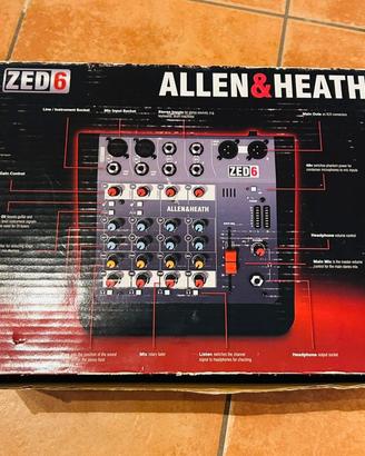 Mixer allen heath per strumenti musicali live dj