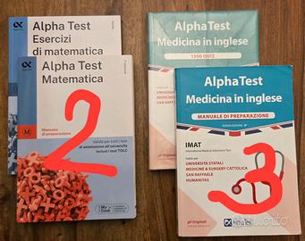 libri liceo scentifico e test sem.filtro medicina