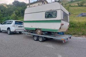 Caravan roulotte da dismettere DEMOLIZIONE