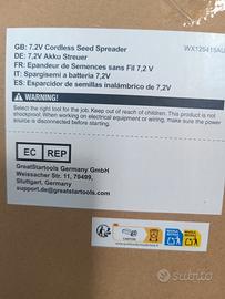 Spargi concime o semi elettrico 
