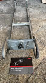 Supporto ruota di scorta per roulotte