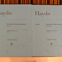 Haydn sonate edizioni Henle libro I e III