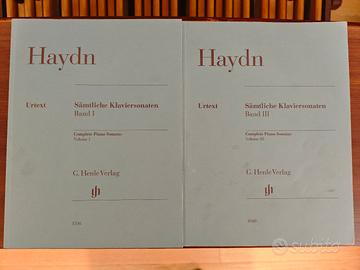 Haydn sonate edizioni Henle libro I e III