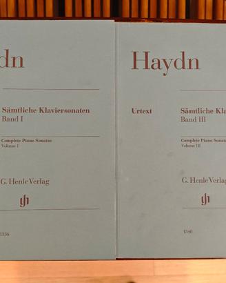 Haydn sonate edizioni Henle libro I e III