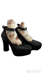 Tacchi albano vera pelle di vitello