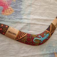 Boomerang Mallorca in legno handmade con Geco