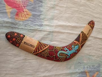 Boomerang Mallorca in legno handmade con Geco