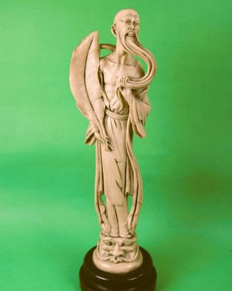 Statua, di Vecchio Saggio Orientale