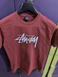 Tshirt Stussy Bordeaux