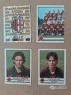 Set 4 figu Milan album calciatori panini 2001/02
