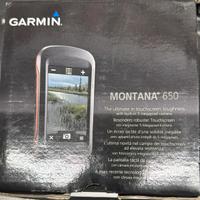 Gps Garmin montana 650 con supporto Mappe sentieri