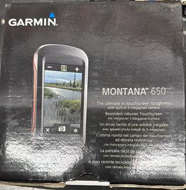 Gps Garmin montana 650 con supporto Mappe sentieri