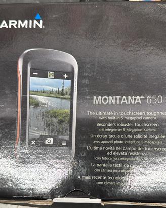 Gps Garmin montana 650 con supporto Mappe sentieri