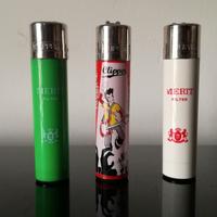 Accendini Clipper 3 pezzi (Rizla, Merit) 