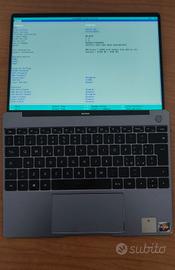 Huawei matebook 13 Ryzen 7 16 GB di ram