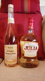 3 bottiglie di grappa intonse