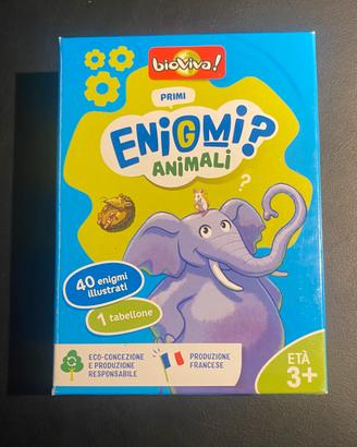 Gioco di carte. Enigmi mondo animale