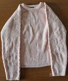 OVS maglione rosa cropped morbido  veste XS/S donn