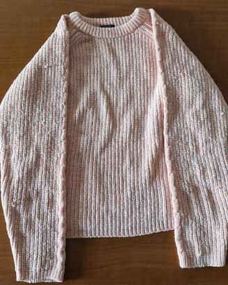 OVS maglione rosa cropped morbido  veste XS/S donn