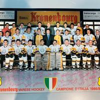 Due poster squadra Varese hockey