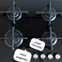 piano cottura a gas vetro temprato Ikea