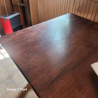 tavolo legno massello noce 