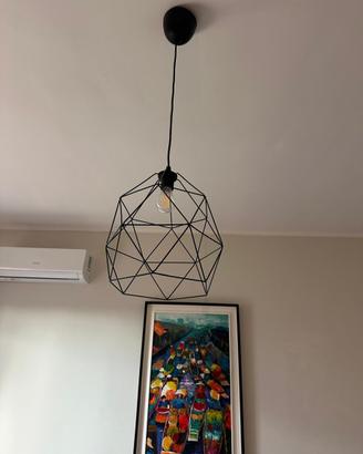 4 Lampadari Ikea neri