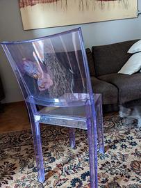 Kartell sedia trasparente