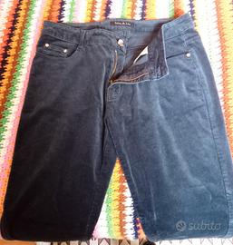 Pantaloni donna velluto a costine