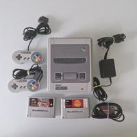 Console Super Nintendo SNES versione Pal 