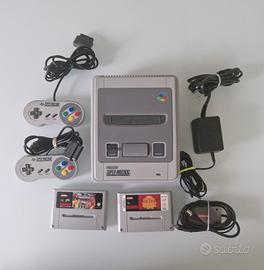 Console Super Nintendo SNES versione Pal 