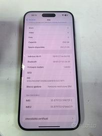 Iphone 15 Pro Max 256gb 