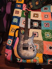 Schecter reaper 6 blu sky satinata