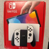 Nintendo switch oled bianca