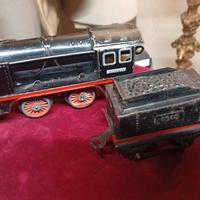 locomotore in latta a carica meccanica 