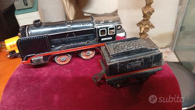 locomotore in latta a carica meccanica 