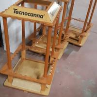 portacanne girevoli in legno 