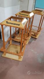 portacanne girevoli in legno 