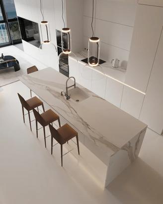 CUCINA come disegno LIN. L.525 ISOLA L.240