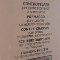 Telaio porta scorrevole