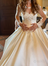 Abito da sposa in Mikado