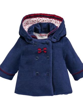 BRUMS Cappotto giacca ciniglia bimba 1-2 ANNI