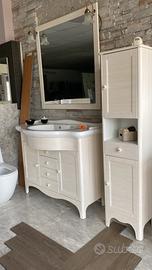 Mobile bagno stile shabby 114 cm