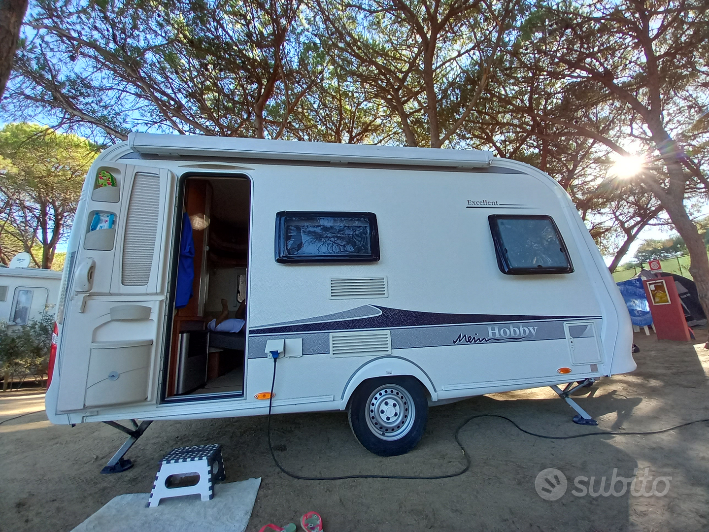 Roulotte Hobby 410 sfe excellent - Caravan e Camper In vendita a Cagliari